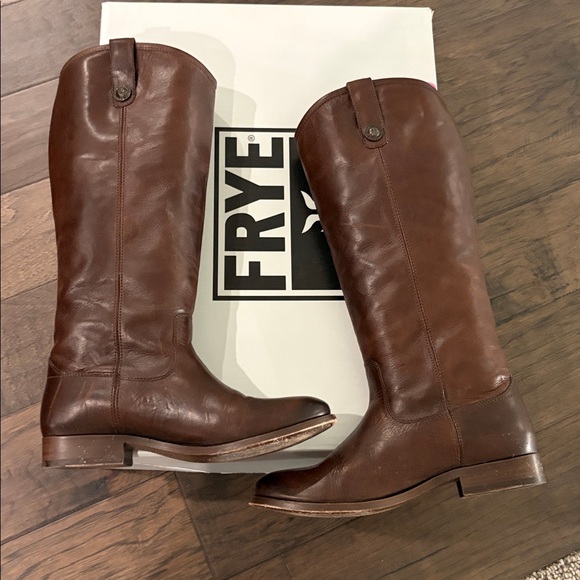 Frye Melissa Button Boots Sz 7.5 Extended Calf - Picture 7 of 13
